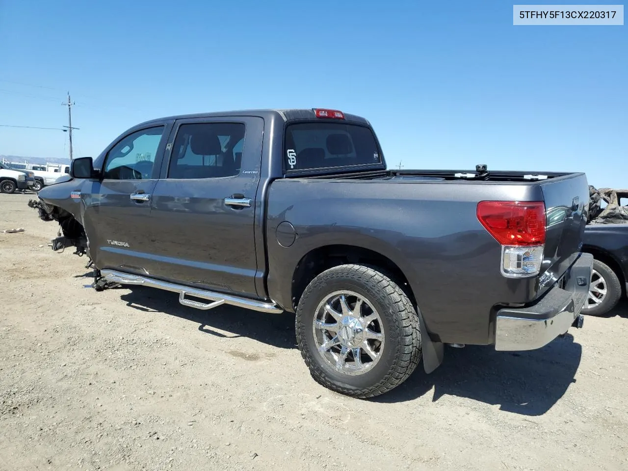 2012 Toyota Tundra Crewmax Limited VIN: 5TFHY5F13CX220317 Lot: 73597184