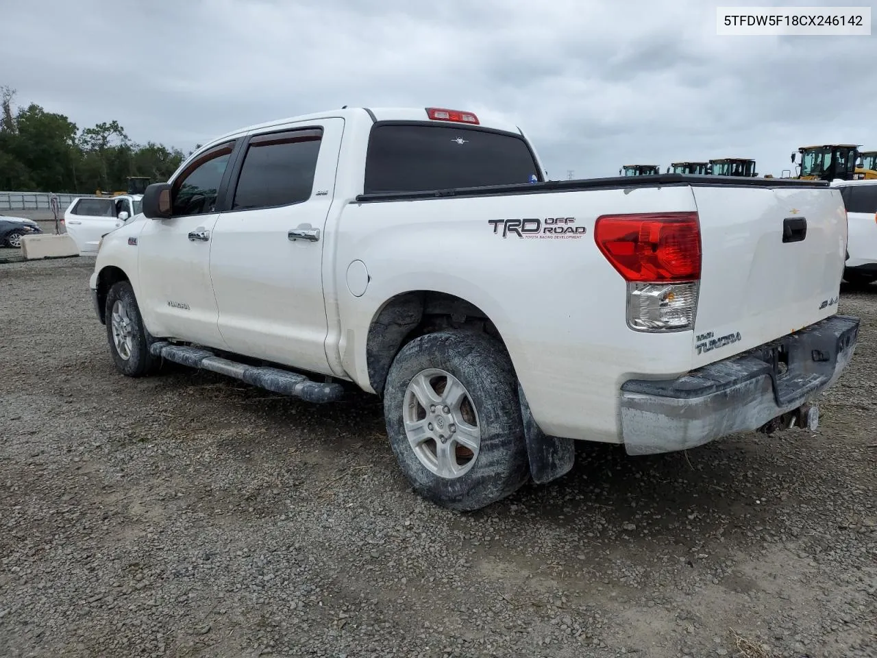 2012 Toyota Tundra Crewmax Sr5 VIN: 5TFDW5F18CX246142 Lot: 73720894