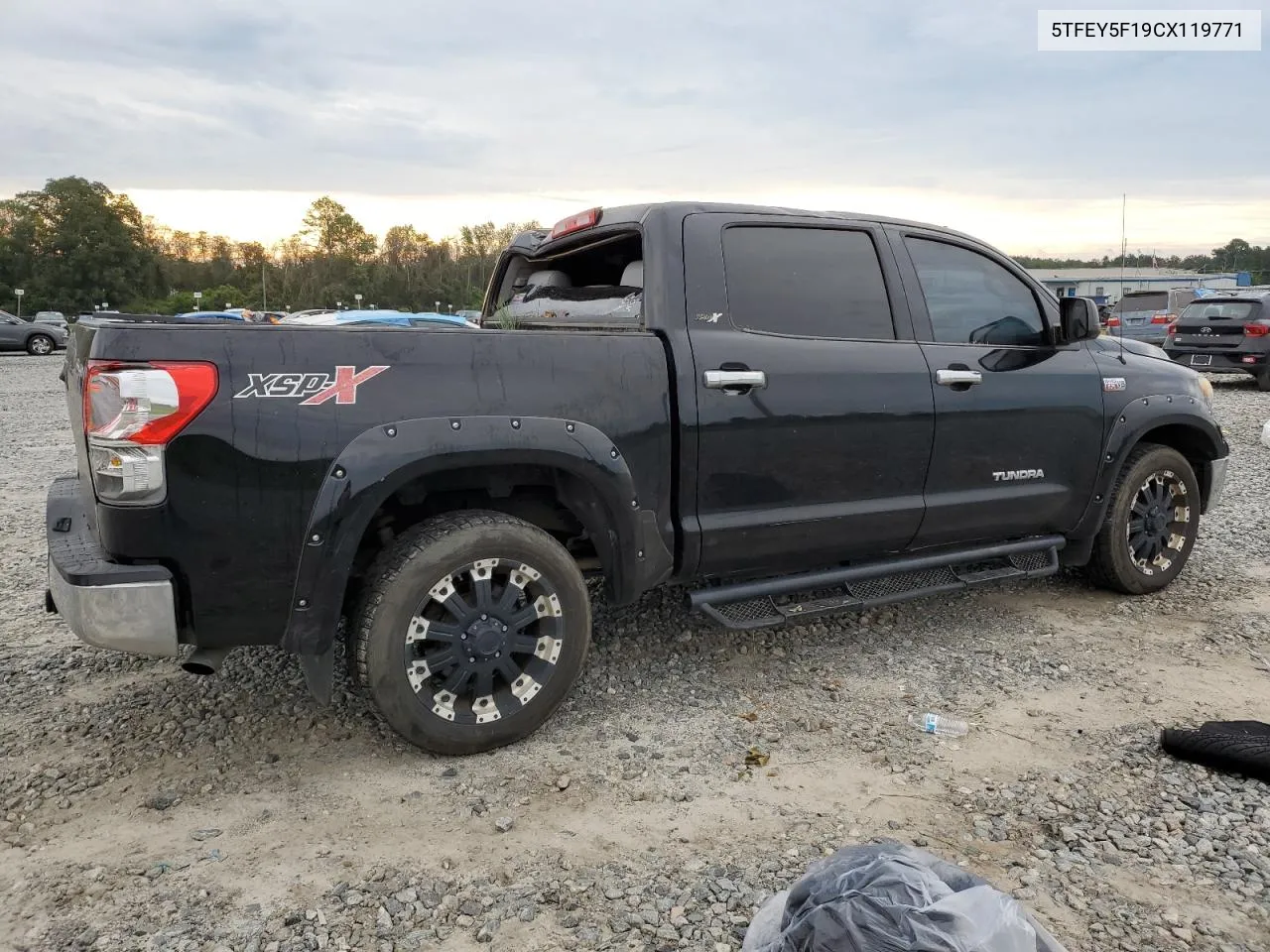 2012 Toyota Tundra Crewmax Sr5 VIN: 5TFEY5F19CX119771 Lot: 73955254