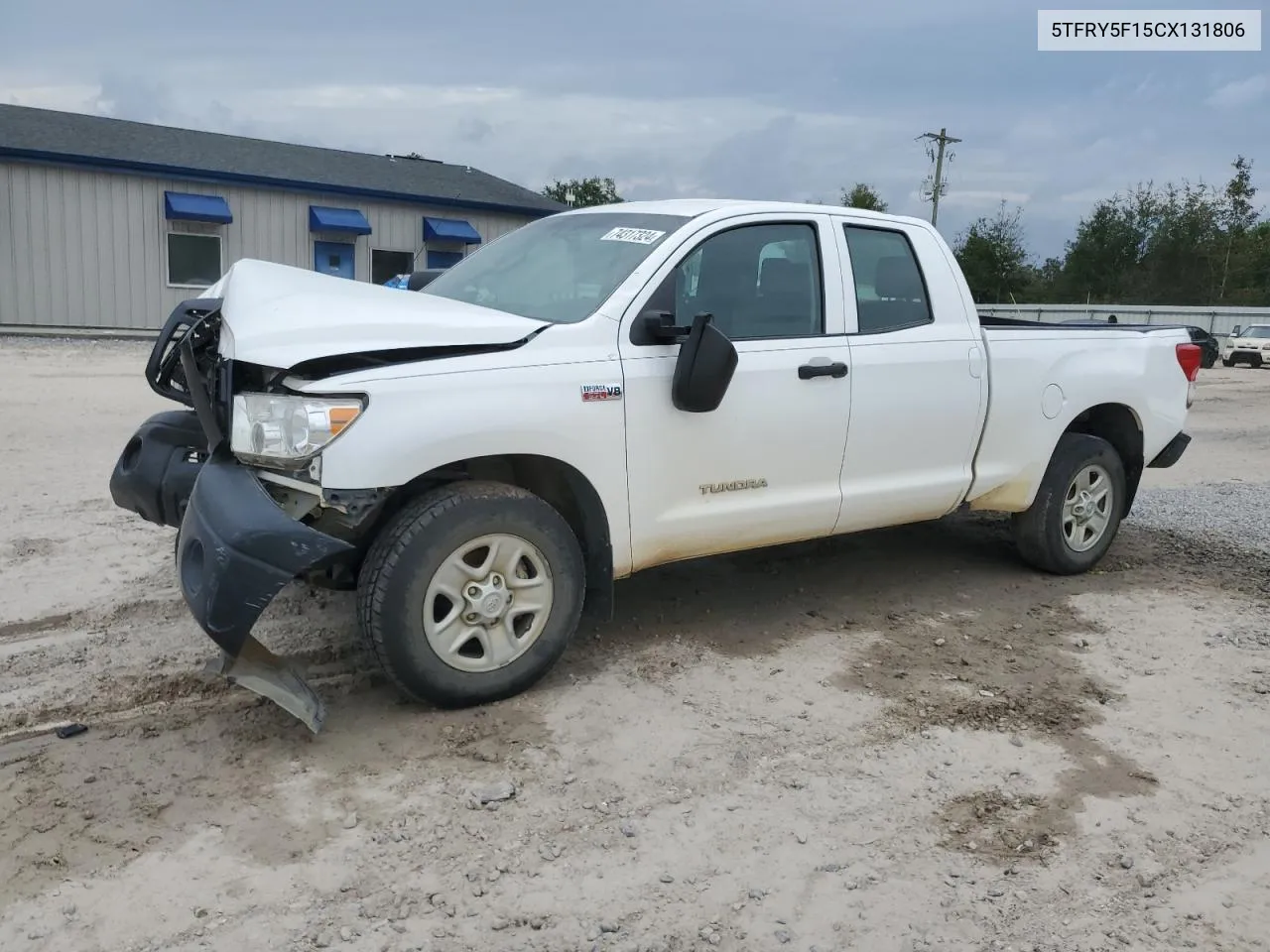 2012 Toyota Tundra Double Cab Sr5 VIN: 5TFRY5F15CX131806 Lot: 74317324