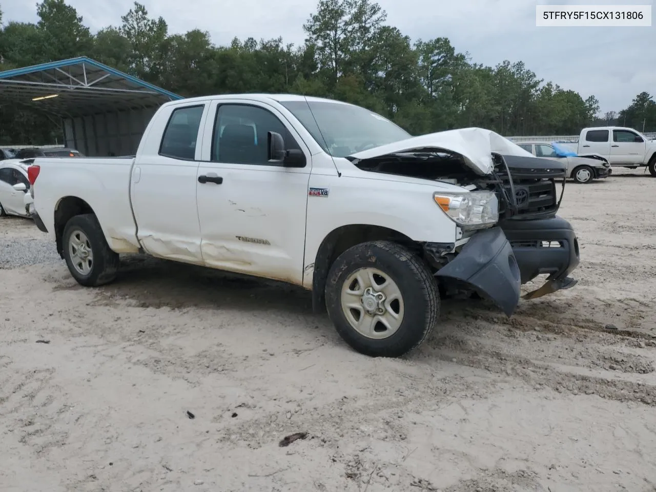 2012 Toyota Tundra Double Cab Sr5 VIN: 5TFRY5F15CX131806 Lot: 74317324