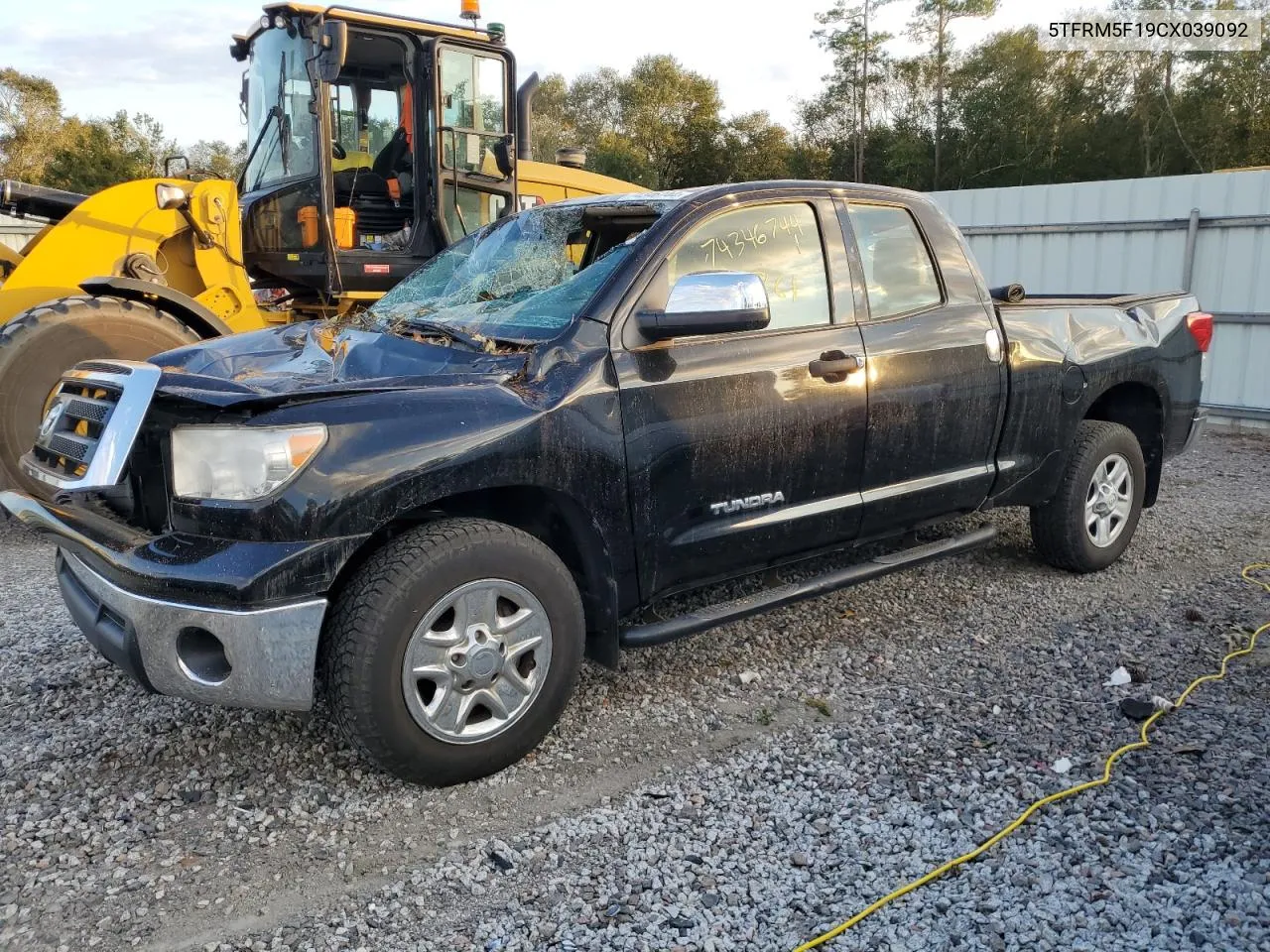 5TFRM5F19CX039092 2012 Toyota Tundra Double Cab Sr5