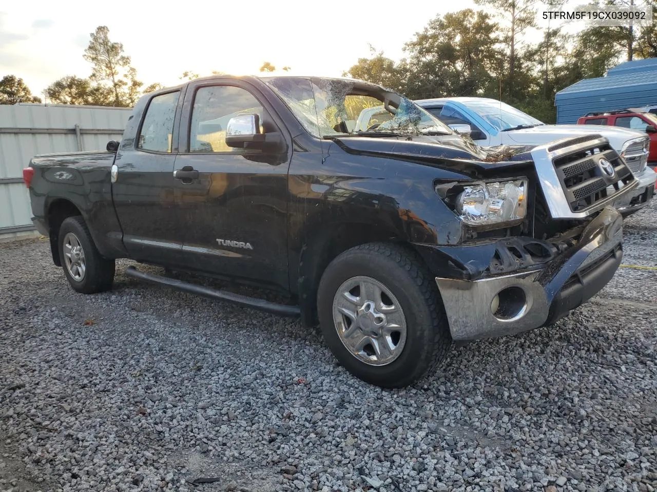 2012 Toyota Tundra Double Cab Sr5 VIN: 5TFRM5F19CX039092 Lot: 74346744