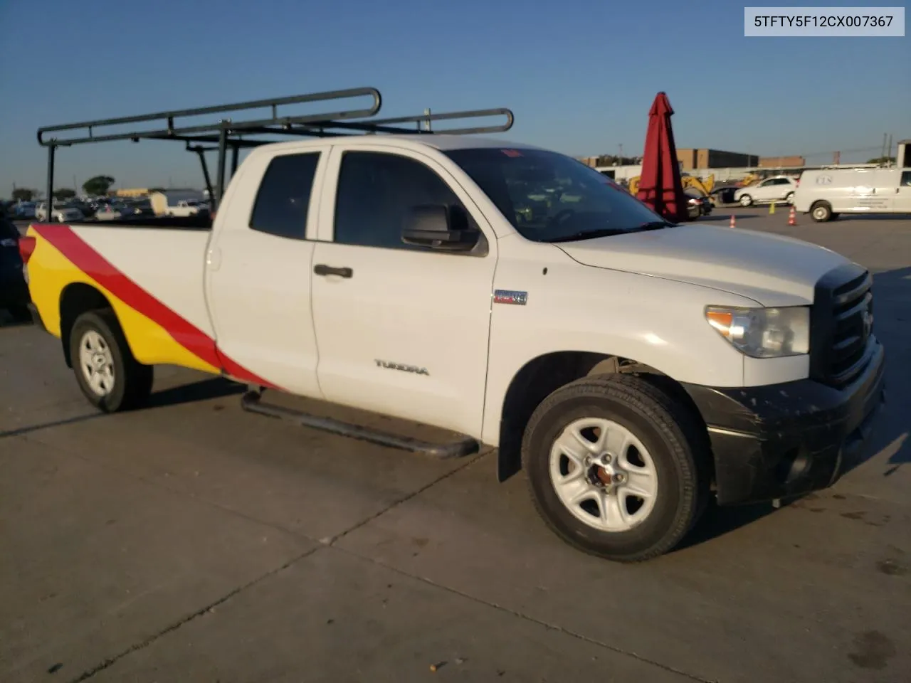 2012 Toyota Tundra Double Cab Sr5 VIN: 5TFTY5F12CX007367 Lot: 74371984