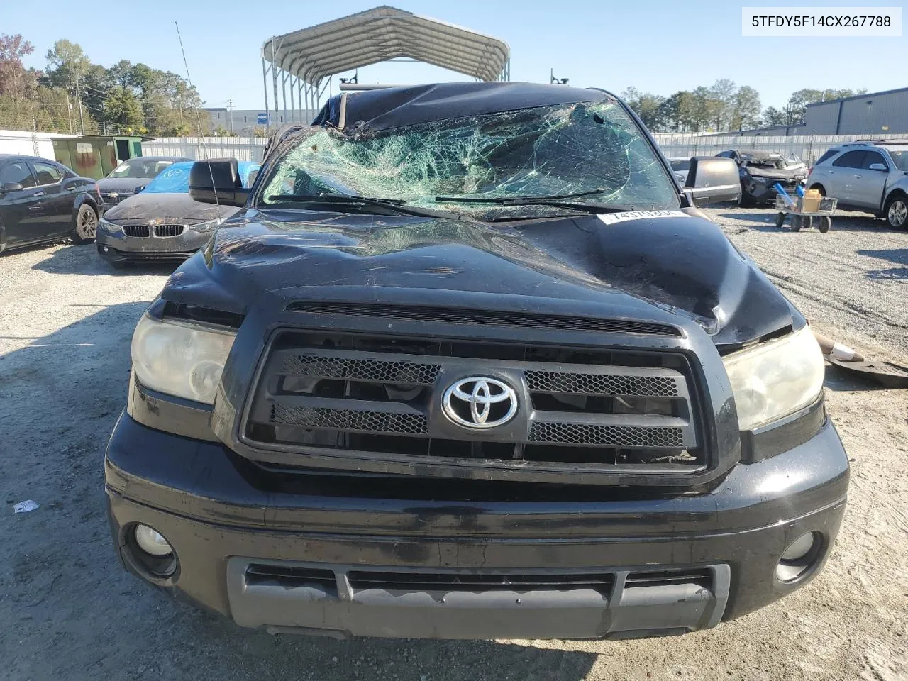 2012 Toyota Tundra Crewmax Sr5 VIN: 5TFDY5F14CX267788 Lot: 74379304