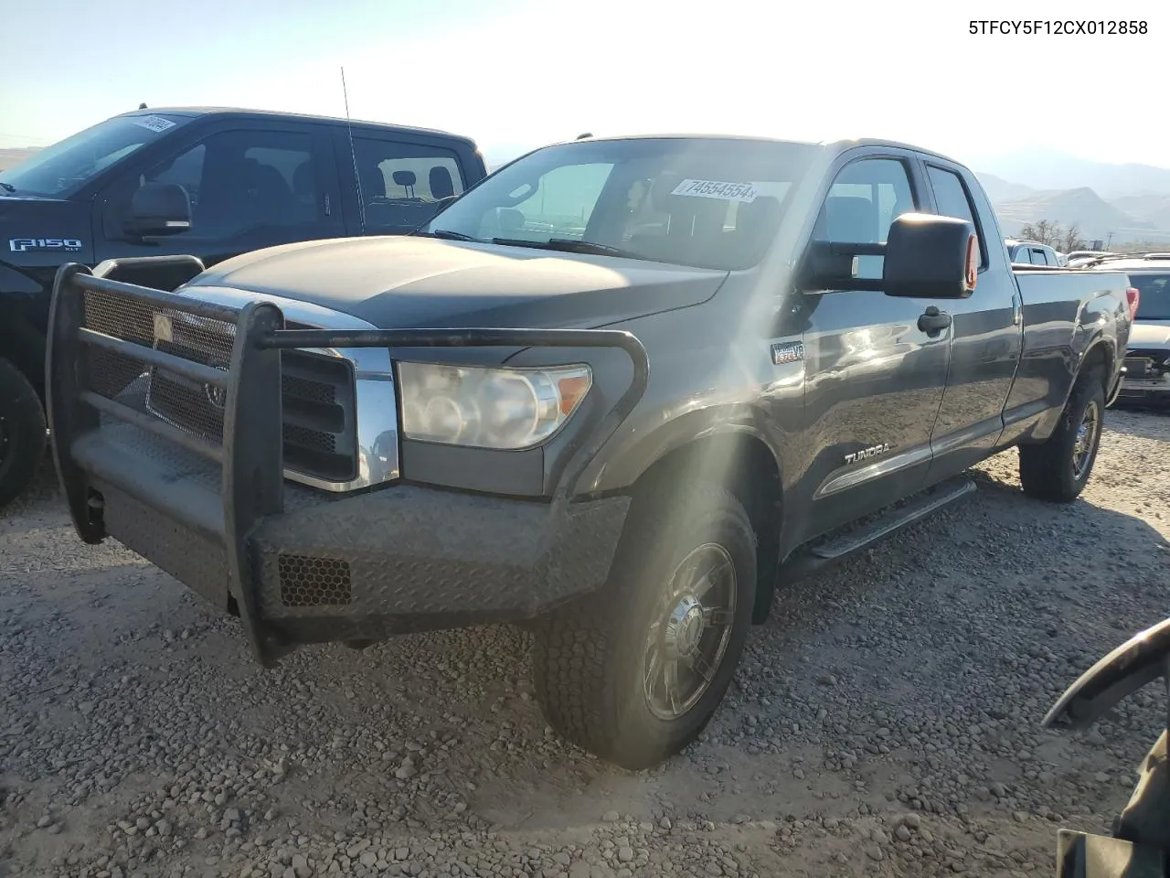 2012 Toyota Tundra Double Cab Sr5 VIN: 5TFCY5F12CX012858 Lot: 74554554