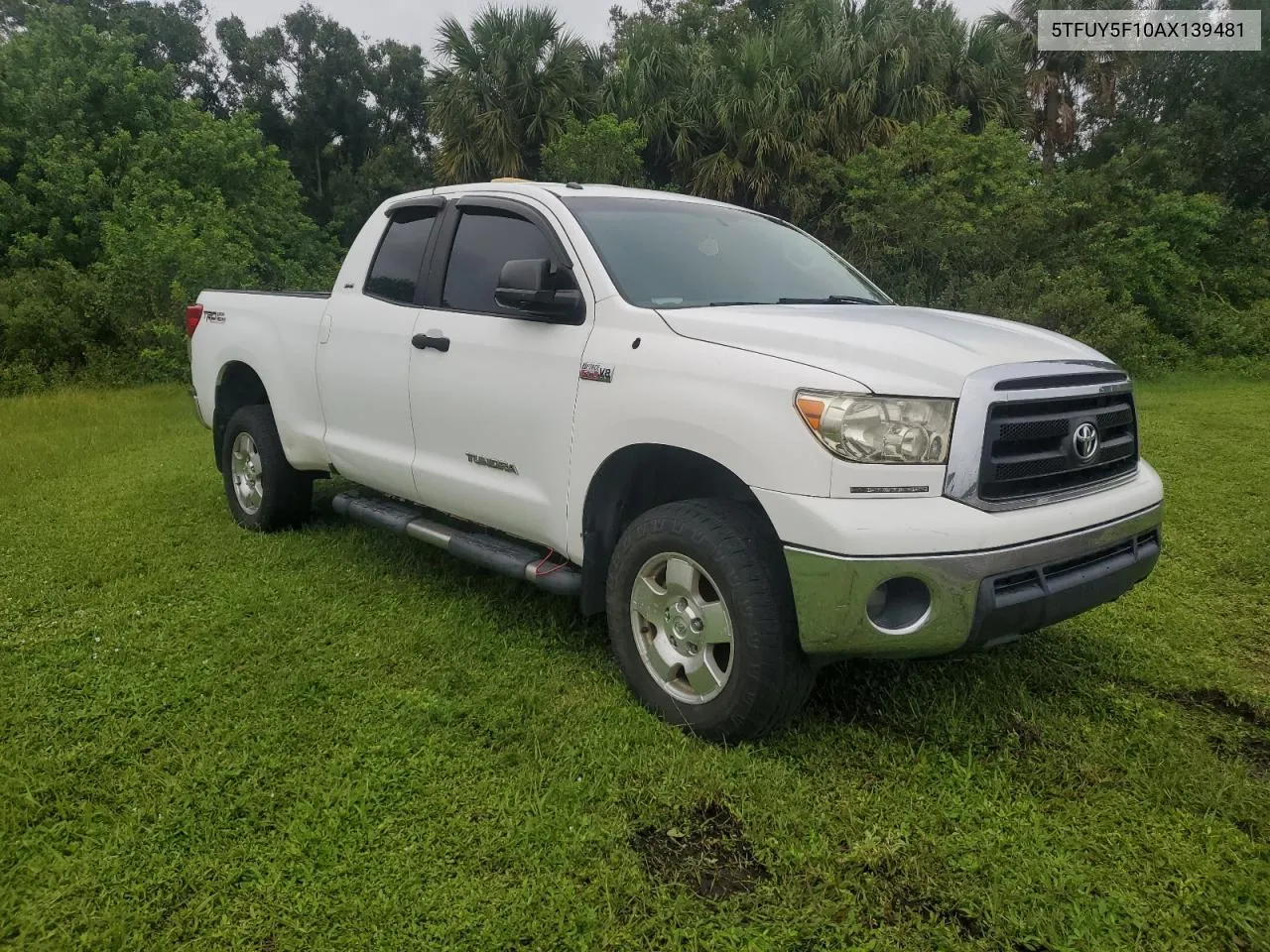 5TFUY5F10AX139481 2012 Toyota Tundra Double Cab Sr5