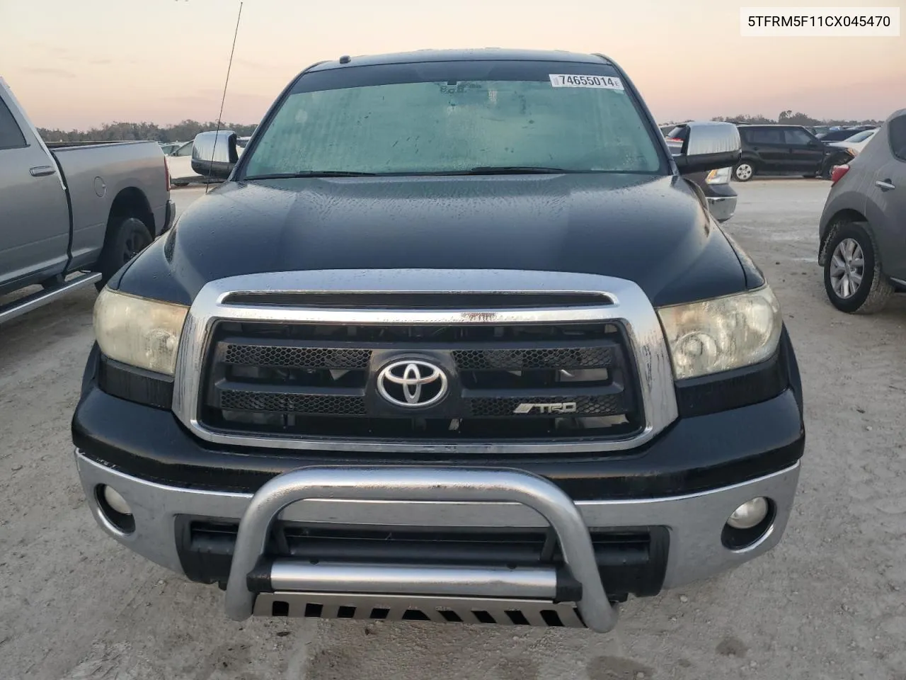 2012 Toyota Tundra Double Cab Sr5 VIN: 5TFRM5F11CX045470 Lot: 74655014