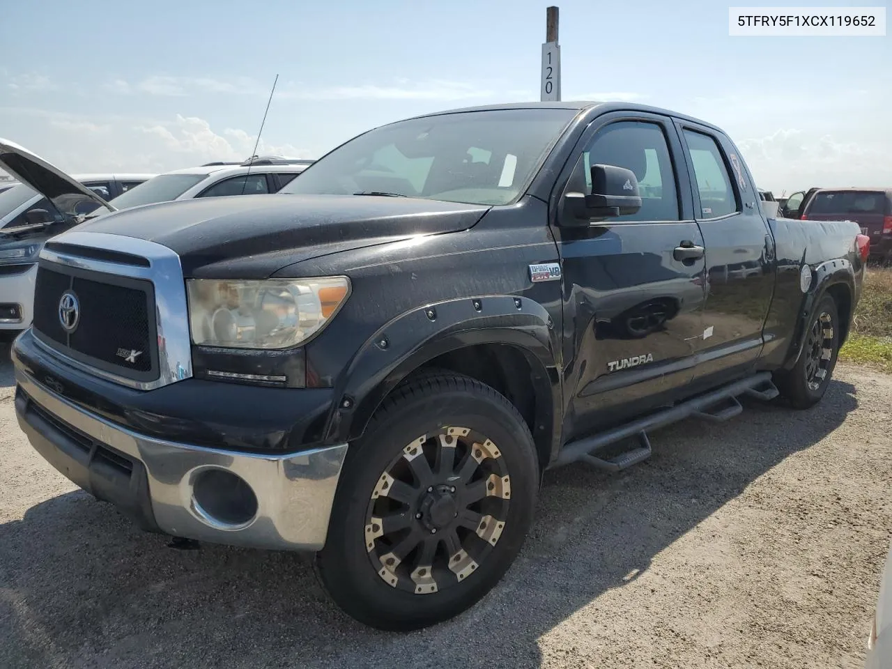 2012 Toyota Tundra Double Cab Sr5 VIN: 5TFRY5F1XCX119652 Lot: 74661064