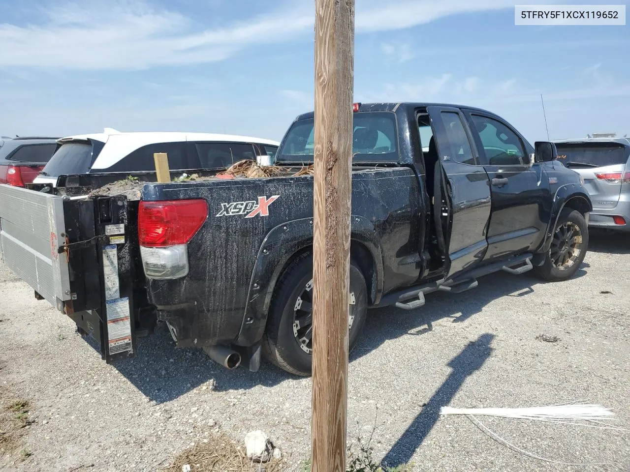 2012 Toyota Tundra Double Cab Sr5 VIN: 5TFRY5F1XCX119652 Lot: 74661064