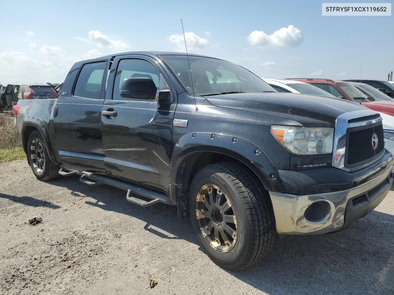 2012 Toyota Tundra Double Cab Sr5 VIN: 5TFRY5F1XCX119652 Lot: 74661064