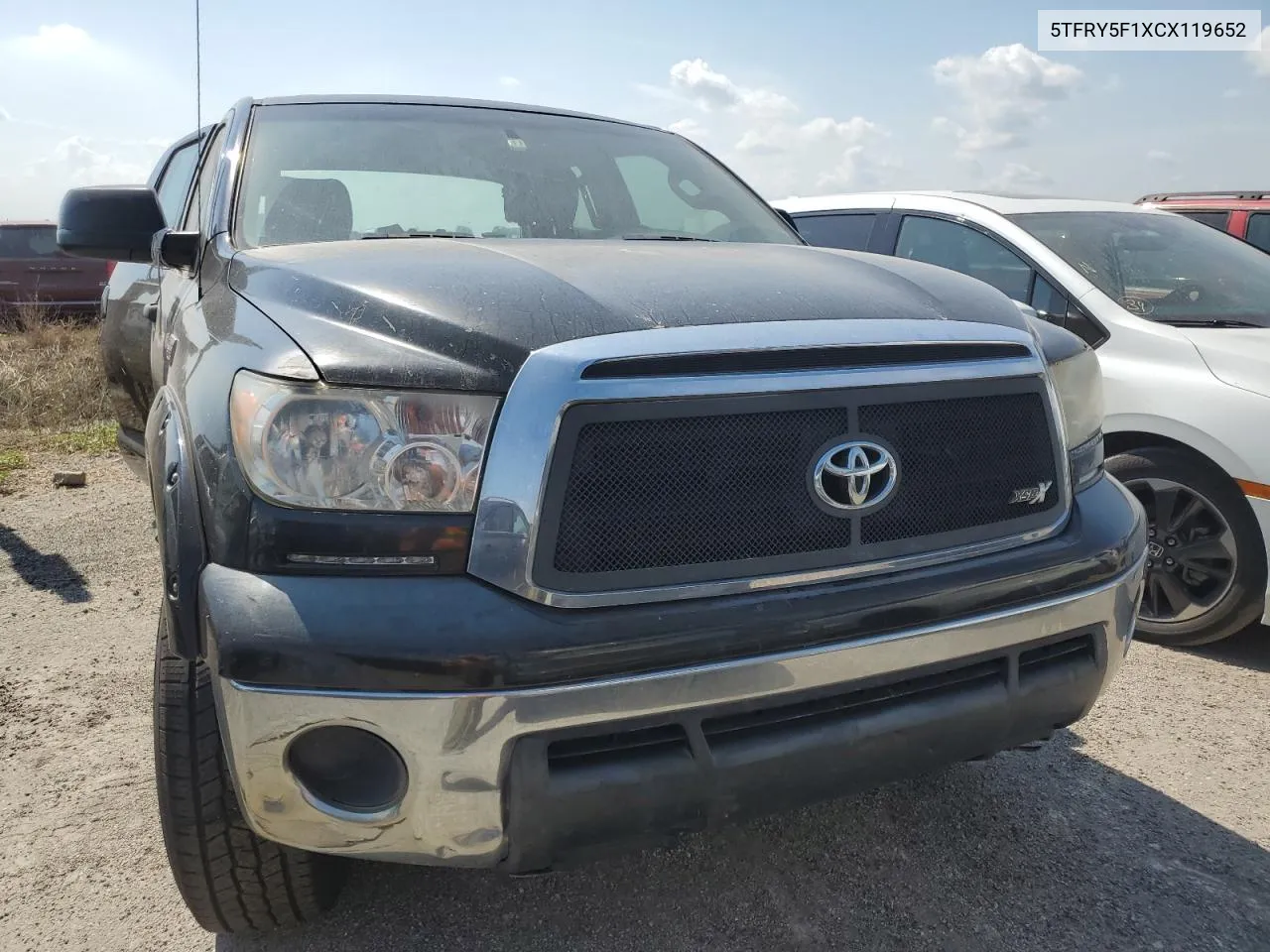 2012 Toyota Tundra Double Cab Sr5 VIN: 5TFRY5F1XCX119652 Lot: 74661064