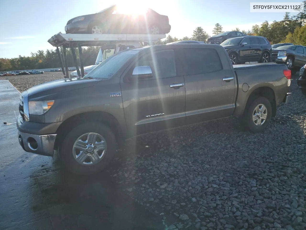 5TFDY5F1XCX211127 2012 Toyota Tundra Crewmax Sr5