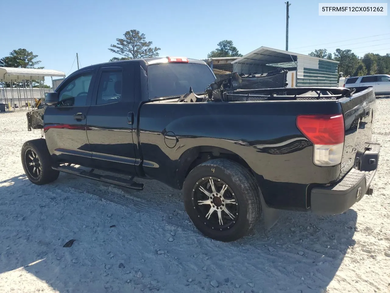 2012 Toyota Tundra Double Cab Sr5 VIN: 5TFRM5F12CX051262 Lot: 75051674