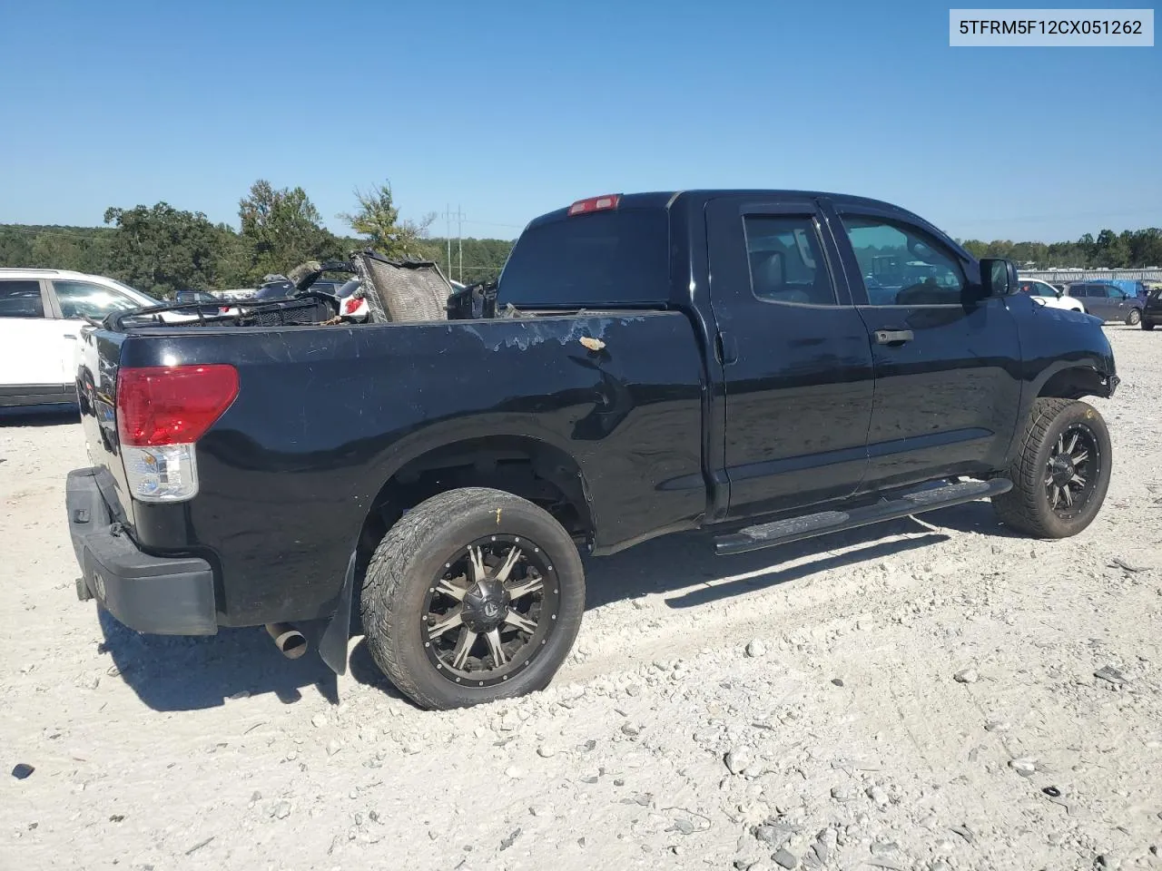 2012 Toyota Tundra Double Cab Sr5 VIN: 5TFRM5F12CX051262 Lot: 75051674