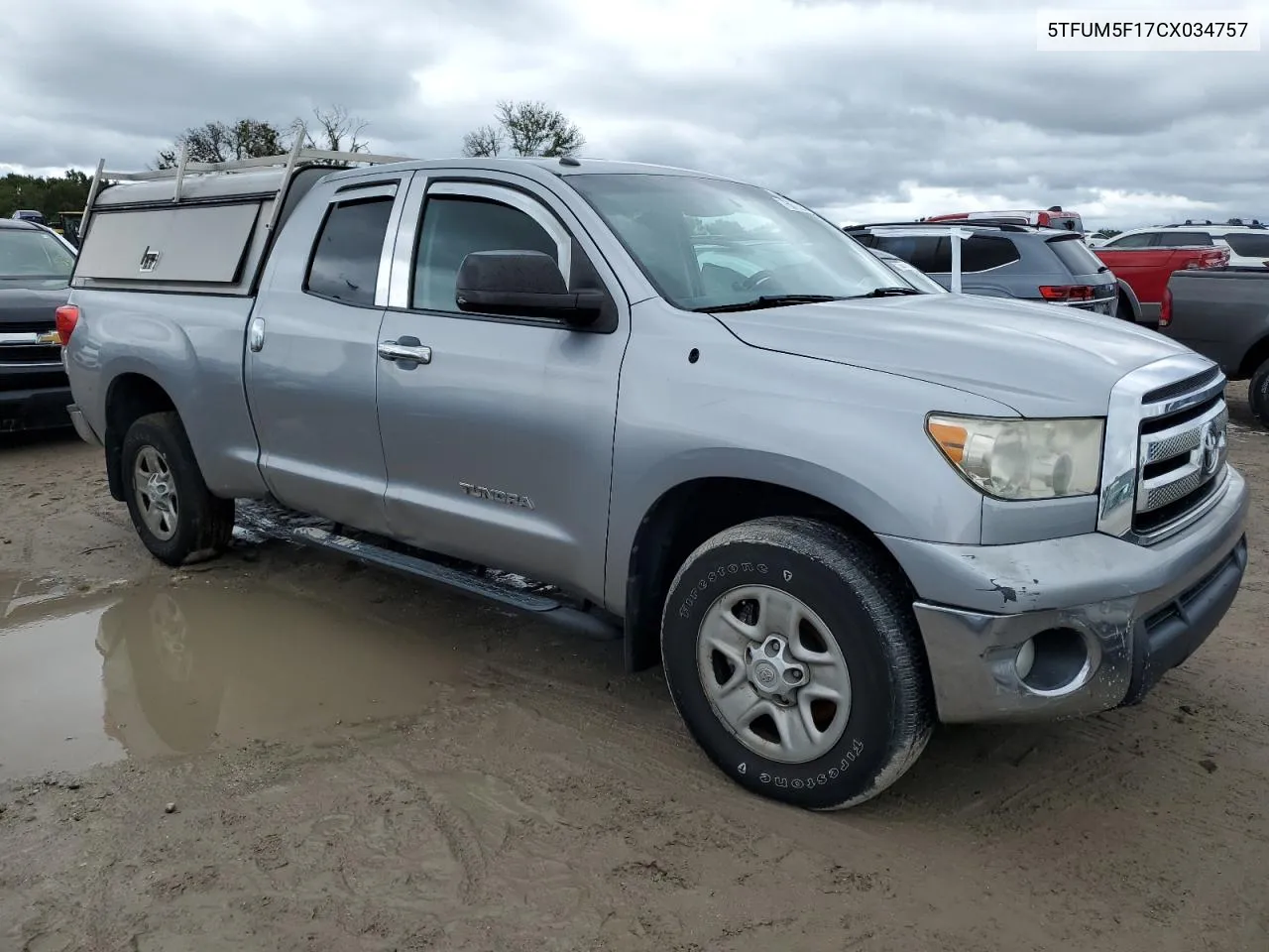 2012 Toyota Tundra Double Cab Sr5 VIN: 5TFUM5F17CX034757 Lot: 75076254