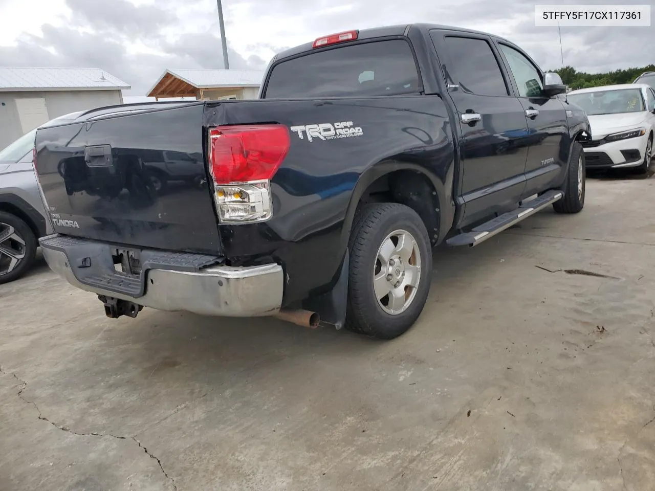 2012 Toyota Tundra Crewmax Limited VIN: 5TFFY5F17CX117361 Lot: 75098314