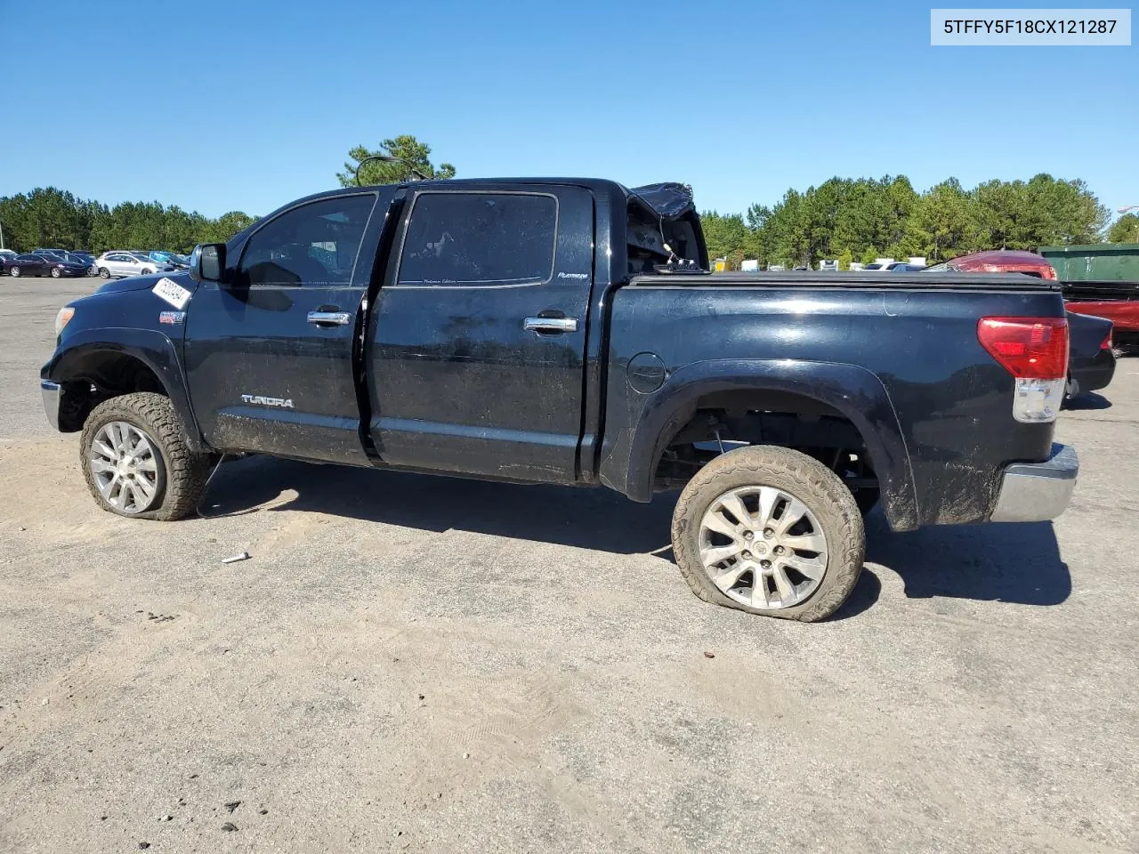 2012 Toyota Tundra Crewmax Limited VIN: 5TFFY5F18CX121287 Lot: 75203494