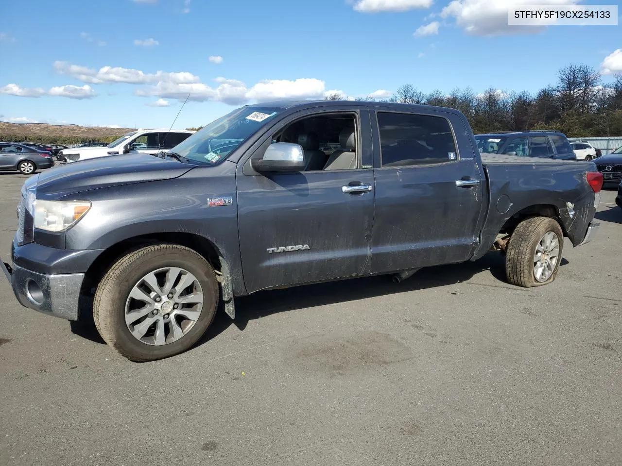 2012 Toyota Tundra Crewmax Limited VIN: 5TFHY5F19CX254133 Lot: 75684274