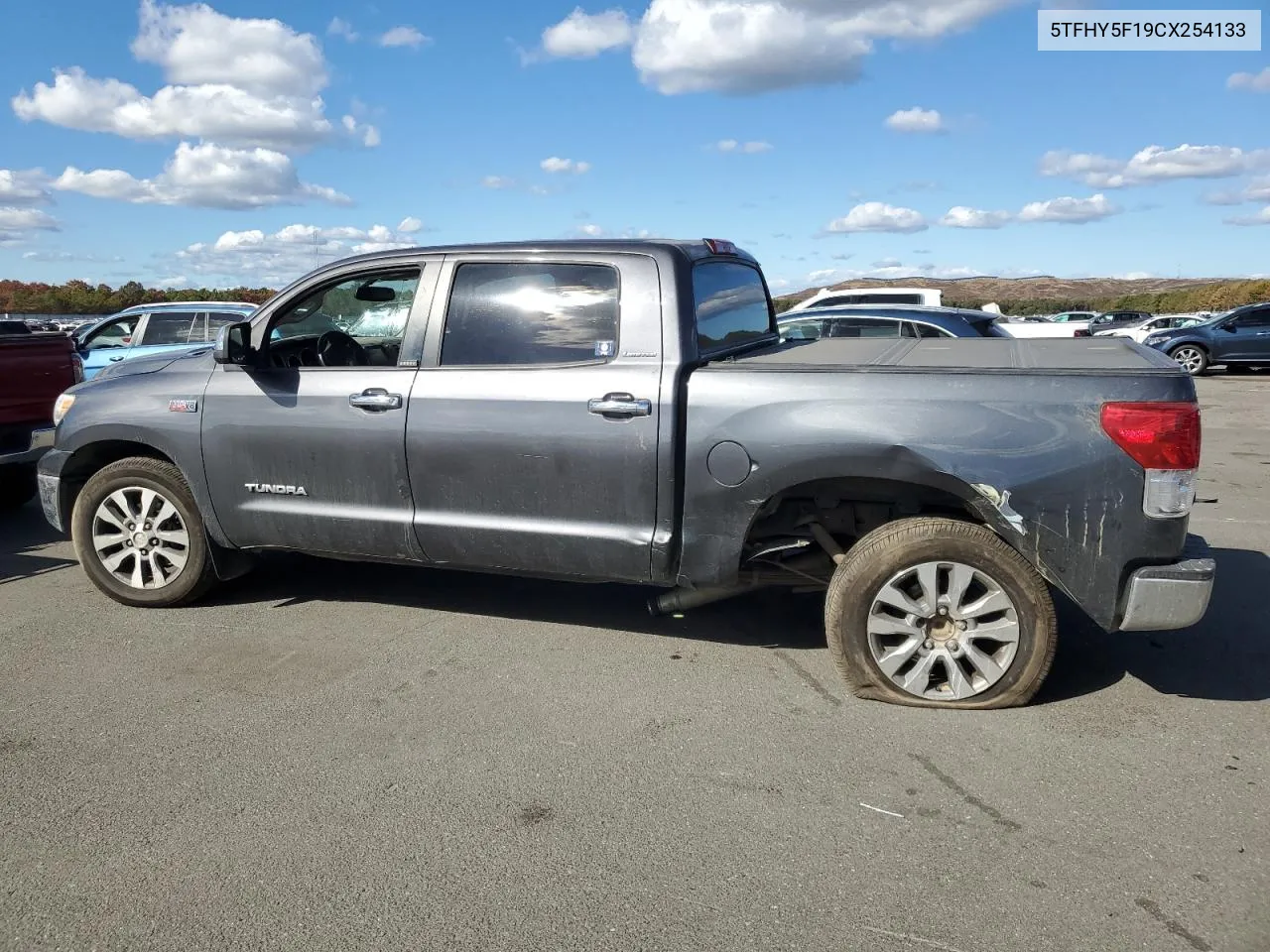 2012 Toyota Tundra Crewmax Limited VIN: 5TFHY5F19CX254133 Lot: 75684274