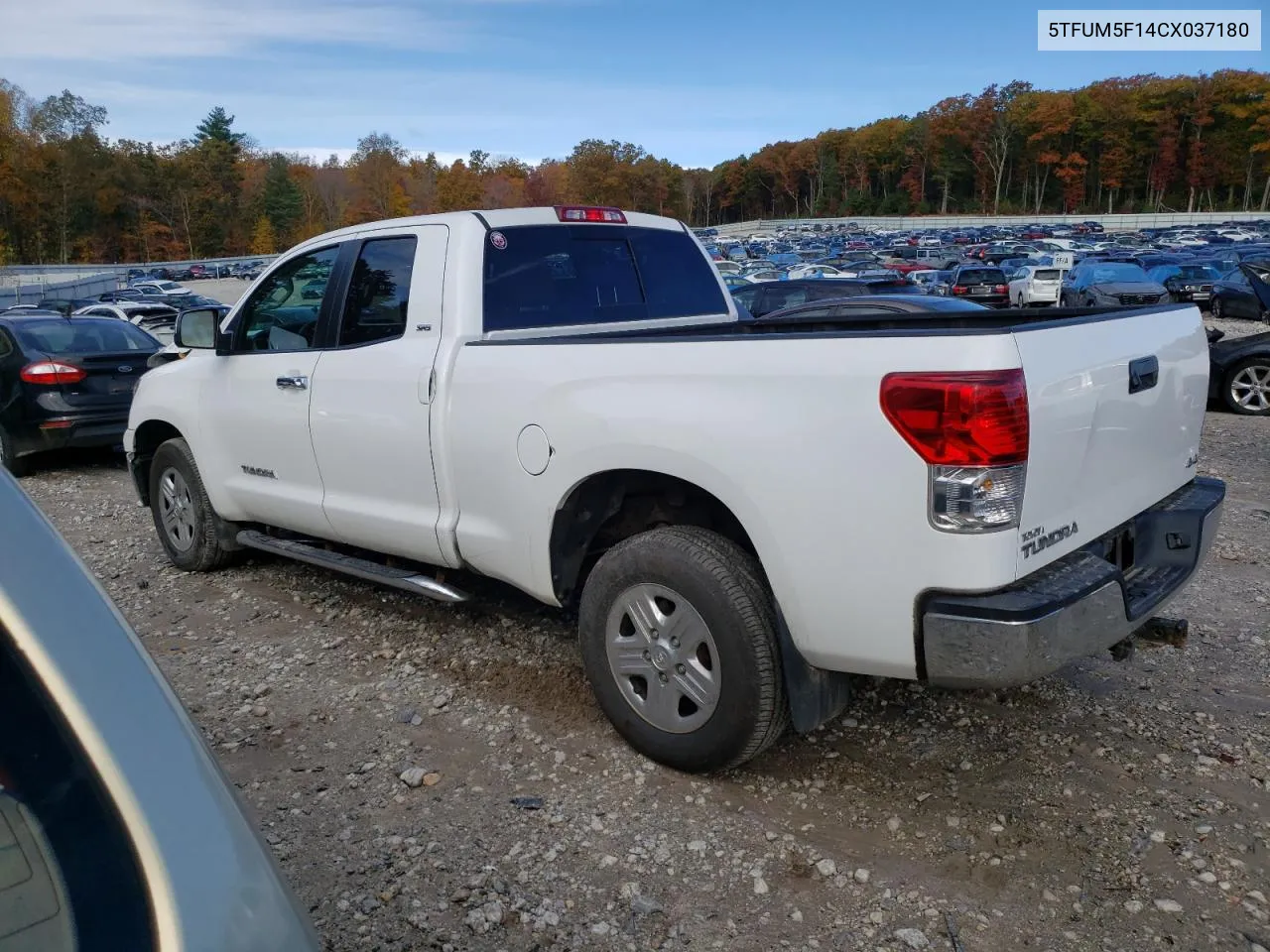 2012 Toyota Tundra Double Cab Sr5 VIN: 5TFUM5F14CX037180 Lot: 75797174