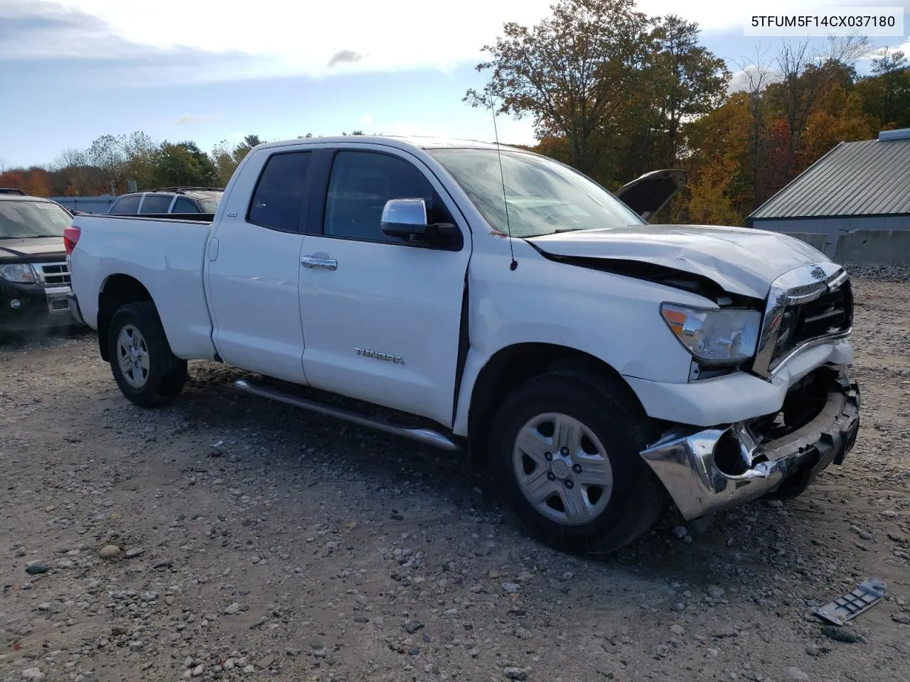 2012 Toyota Tundra Double Cab Sr5 VIN: 5TFUM5F14CX037180 Lot: 75797174