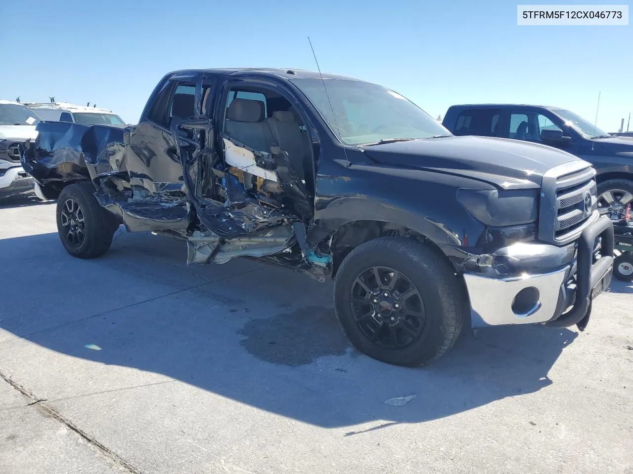 2012 Toyota Tundra Double Cab Sr5 VIN: 5TFRM5F12CX046773 Lot: 75852864