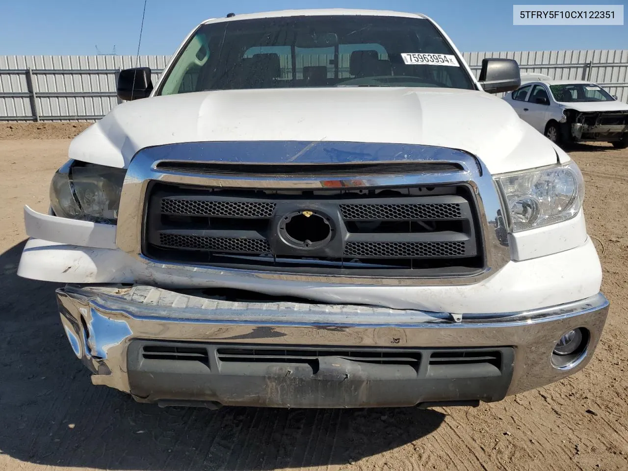 5TFRY5F10CX122351 2012 Toyota Tundra Double Cab Sr5