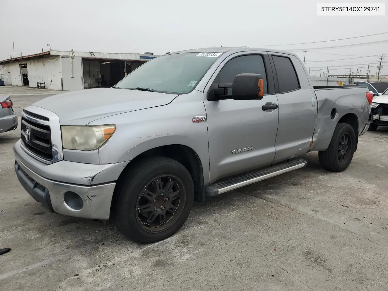 2012 Toyota Tundra Double Cab Sr5 VIN: 5TFRY5F14CX129741 Lot: 76103134