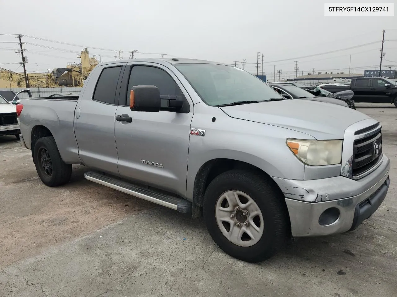 2012 Toyota Tundra Double Cab Sr5 VIN: 5TFRY5F14CX129741 Lot: 76103134