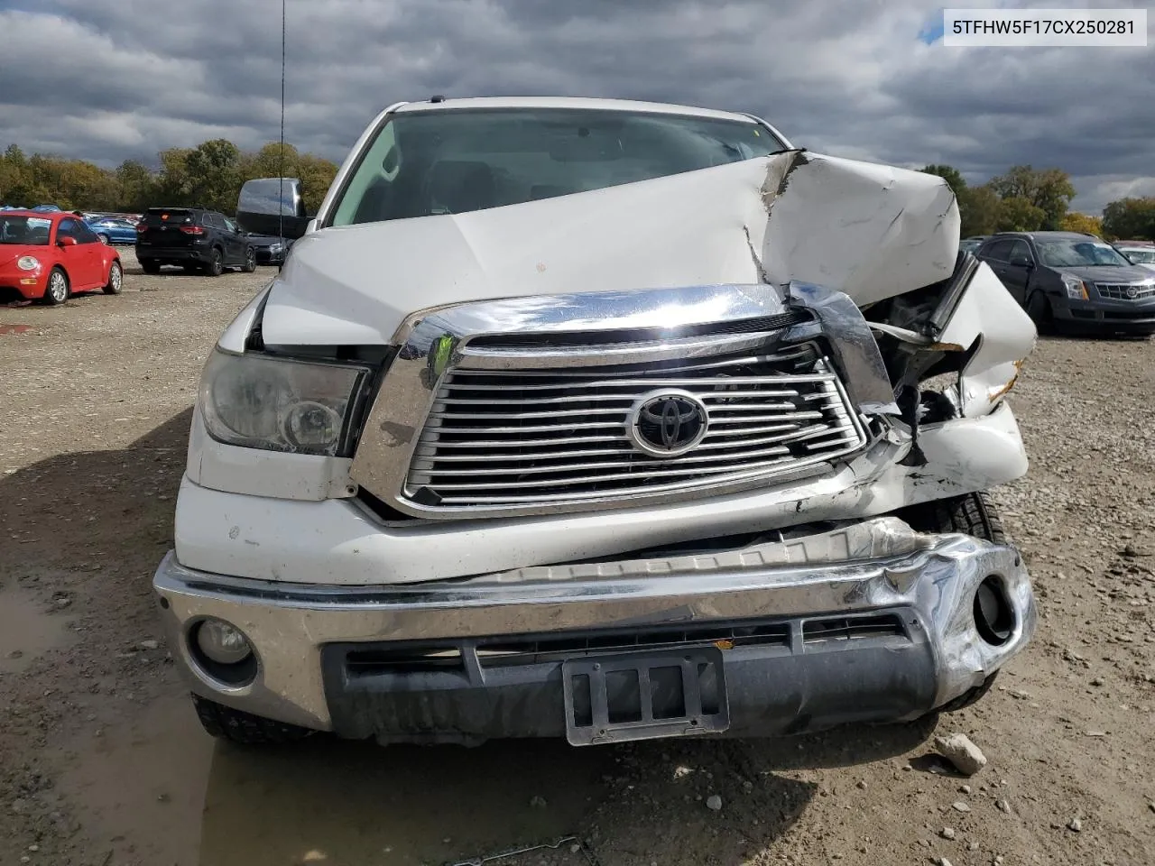 2012 Toyota Tundra Crewmax Limited VIN: 5TFHW5F17CX250281 Lot: 76117834