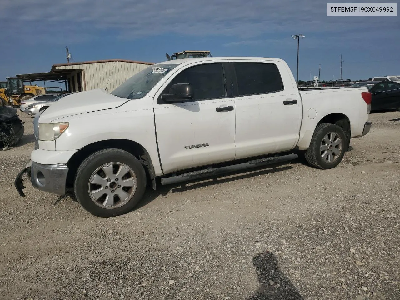 2012 Toyota Tundra Crewmax Sr5 VIN: 5TFEM5F19CX049992 Lot: 76123844