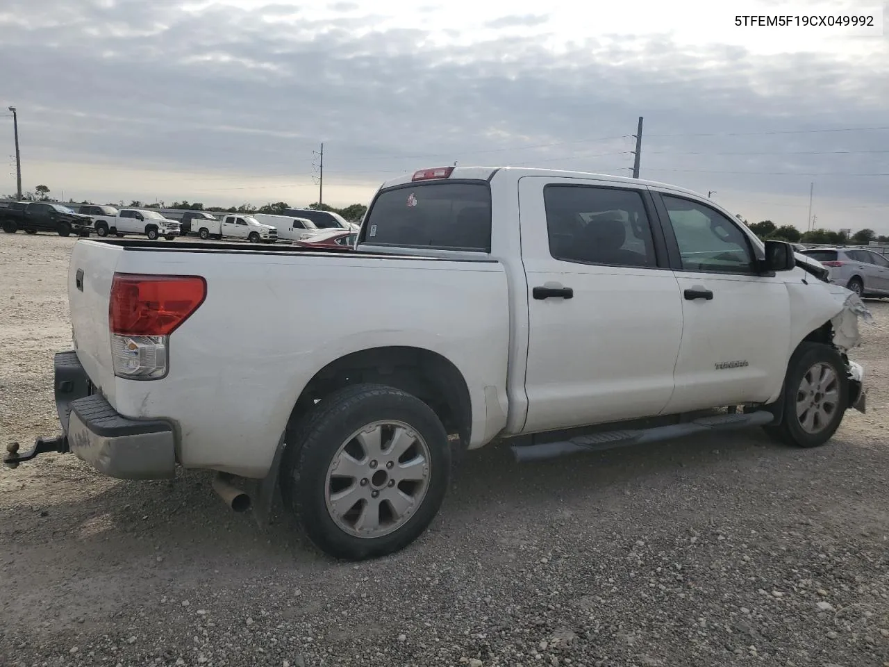 2012 Toyota Tundra Crewmax Sr5 VIN: 5TFEM5F19CX049992 Lot: 76123844