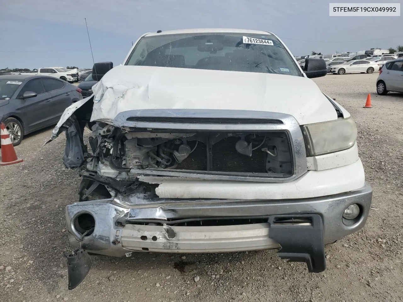 2012 Toyota Tundra Crewmax Sr5 VIN: 5TFEM5F19CX049992 Lot: 76123844