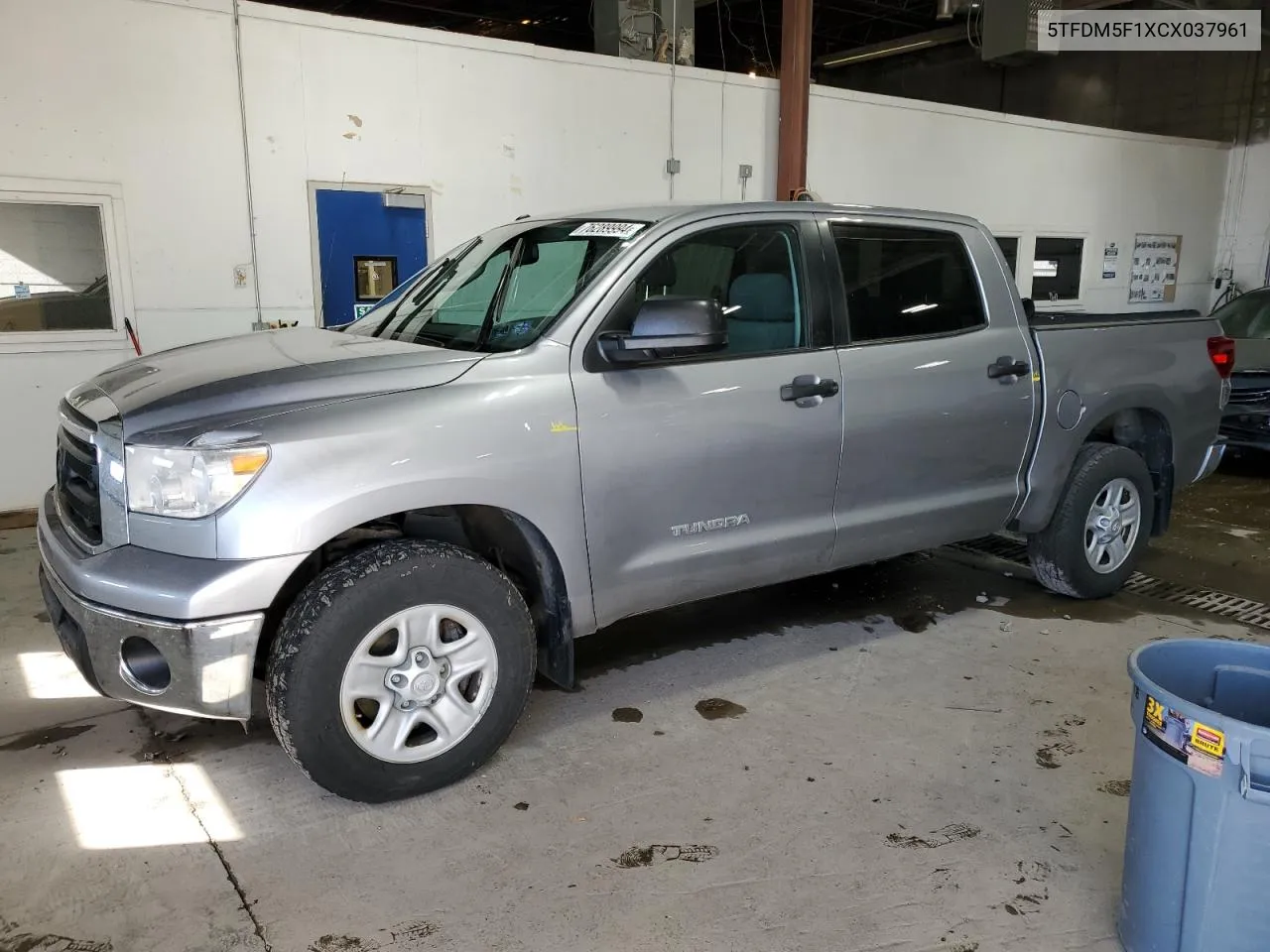 2012 Toyota Tundra Crewmax Sr5 VIN: 5TFDM5F1XCX037961 Lot: 76289994