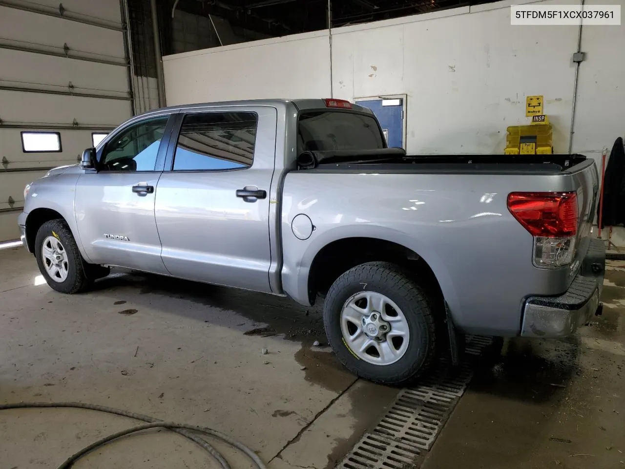 2012 Toyota Tundra Crewmax Sr5 VIN: 5TFDM5F1XCX037961 Lot: 76289994