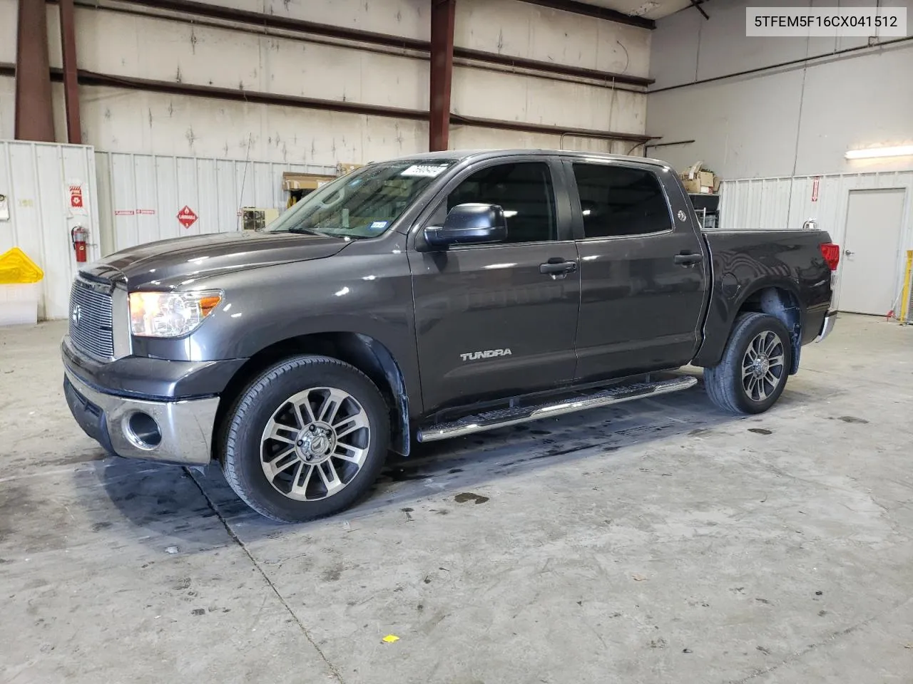 2012 Toyota Tundra Crewmax Sr5 VIN: 5TFEM5F16CX041512 Lot: 76906404