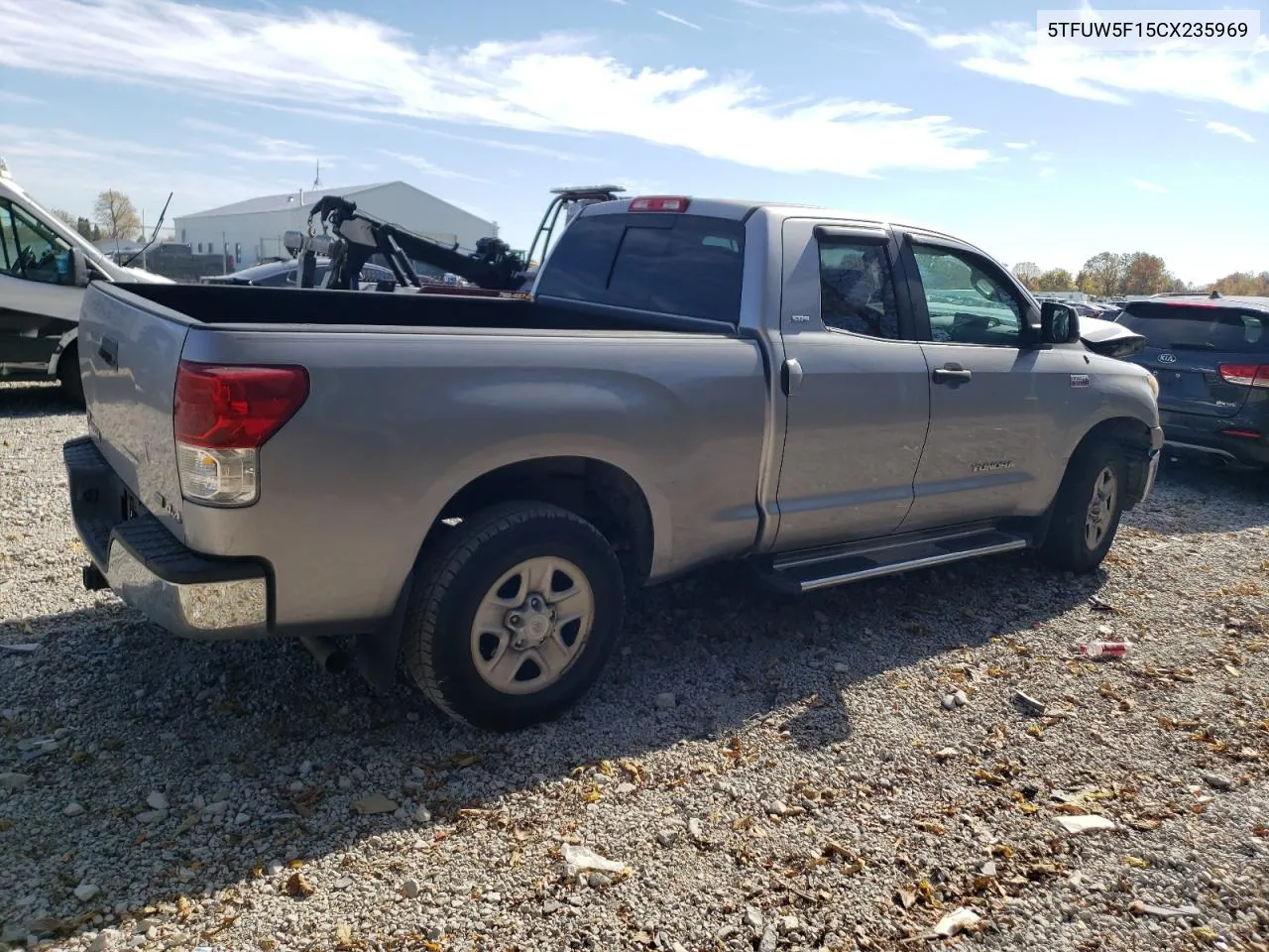 2012 Toyota Tundra Double Cab Sr5 VIN: 5TFUW5F15CX235969 Lot: 77085854