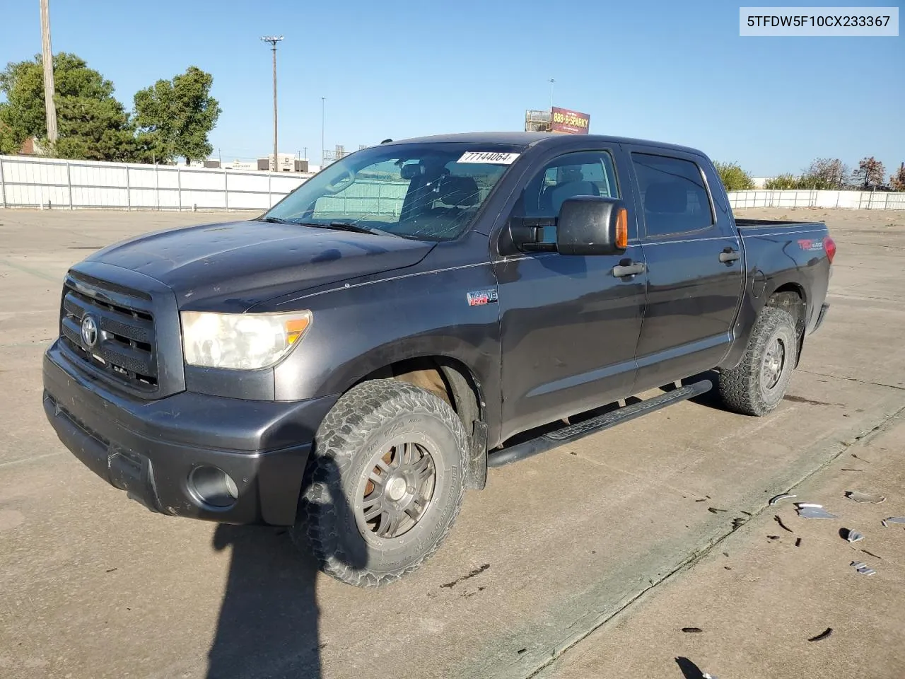 2012 Toyota Tundra Crewmax Sr5 VIN: 5TFDW5F10CX233367 Lot: 77144064