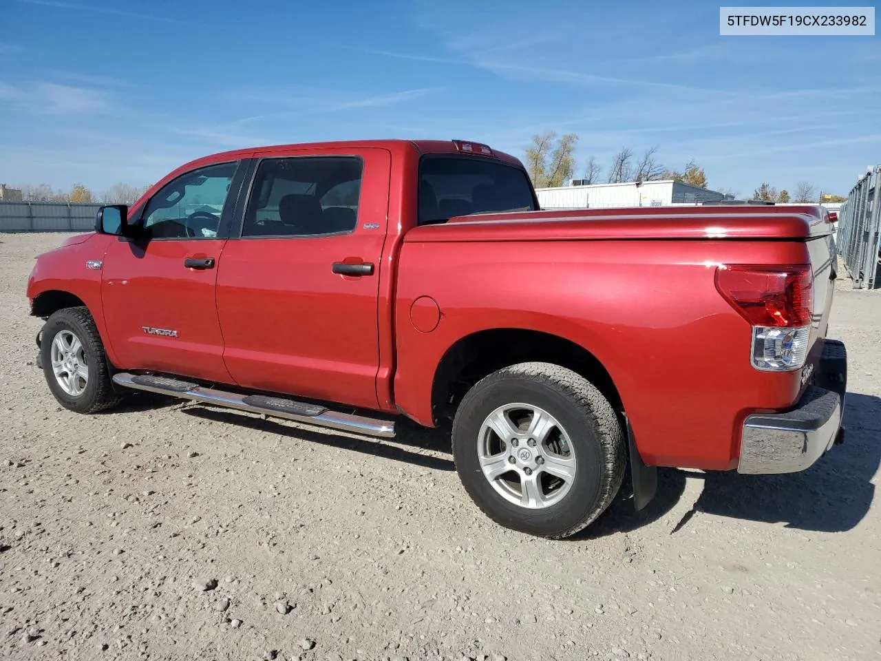 2012 Toyota Tundra Crewmax Sr5 VIN: 5TFDW5F19CX233982 Lot: 77424274