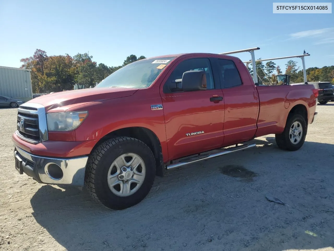 2012 Toyota Tundra Double Cab Sr5 VIN: 5TFCY5F15CX014085 Lot: 78085804