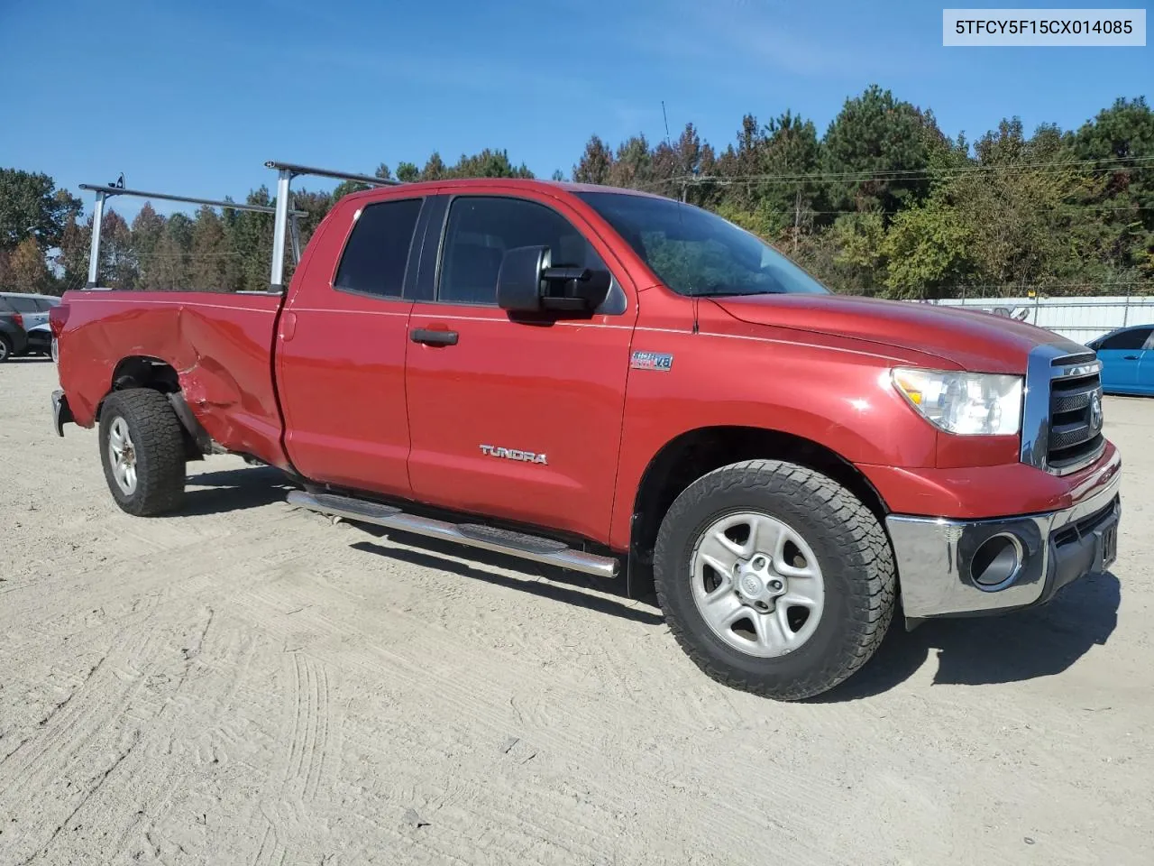 2012 Toyota Tundra Double Cab Sr5 VIN: 5TFCY5F15CX014085 Lot: 78085804