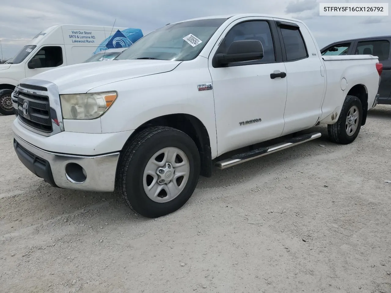 2012 Toyota Tundra Double Cab Sr5 VIN: 5TFRY5F16CX126792 Lot: 78086954