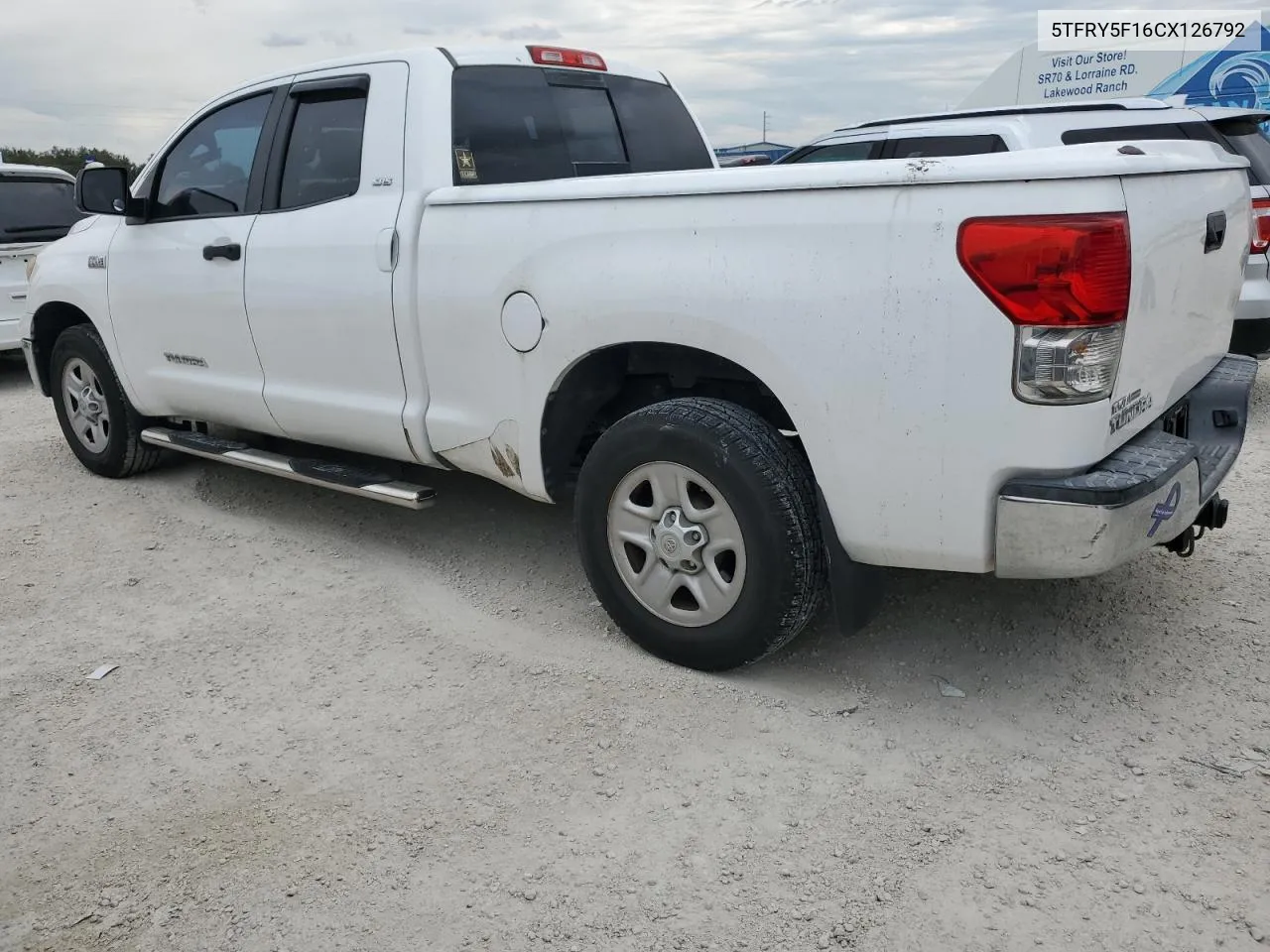 2012 Toyota Tundra Double Cab Sr5 VIN: 5TFRY5F16CX126792 Lot: 78086954