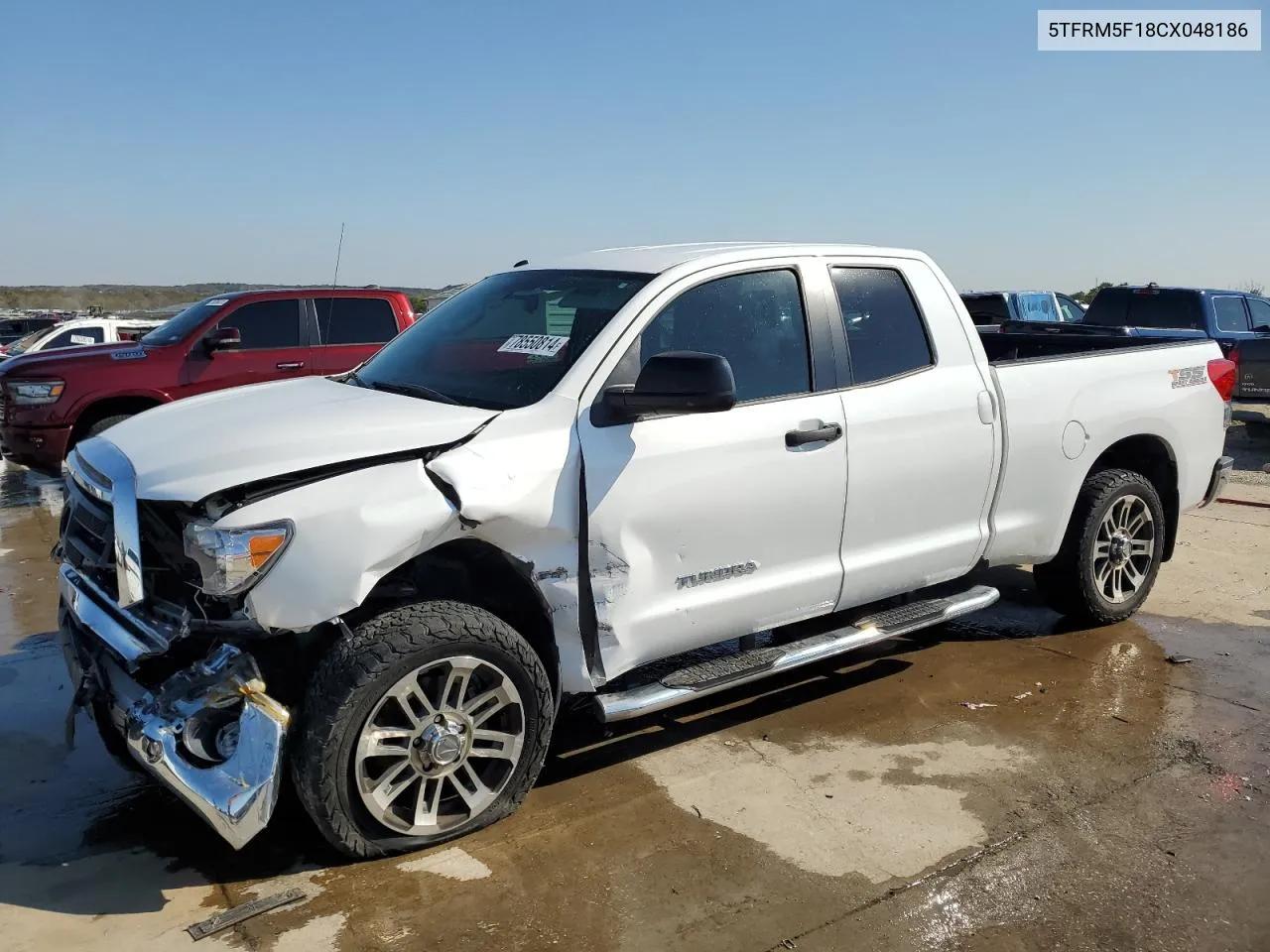 2012 Toyota Tundra Double Cab Sr5 VIN: 5TFRM5F18CX048186 Lot: 78550814