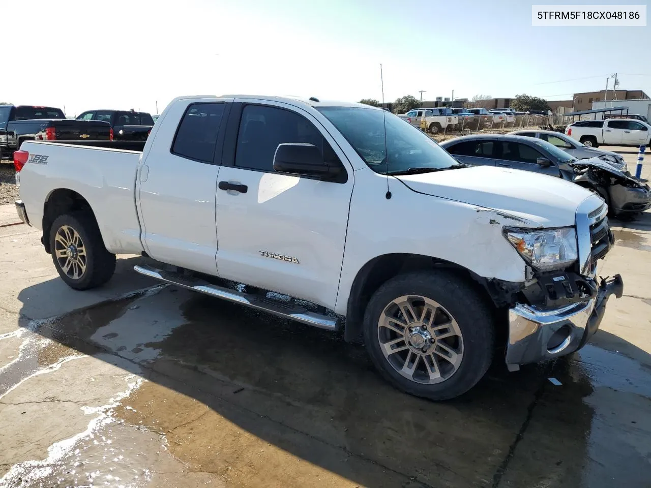 2012 Toyota Tundra Double Cab Sr5 VIN: 5TFRM5F18CX048186 Lot: 78550814