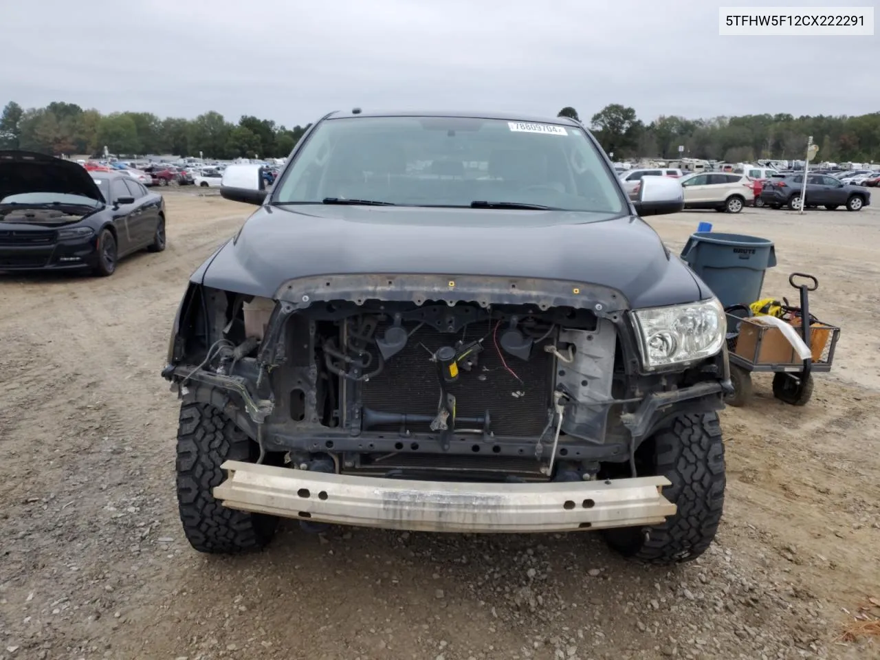 2012 Toyota Tundra Crewmax Limited VIN: 5TFHW5F12CX222291 Lot: 78809704