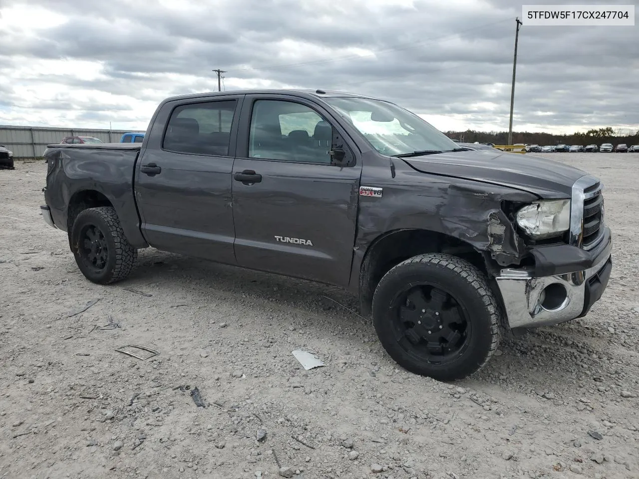 2012 Toyota Tundra Crewmax Sr5 VIN: 5TFDW5F17CX247704 Lot: 79007754