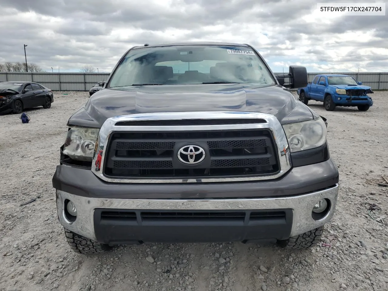 2012 Toyota Tundra Crewmax Sr5 VIN: 5TFDW5F17CX247704 Lot: 79007754