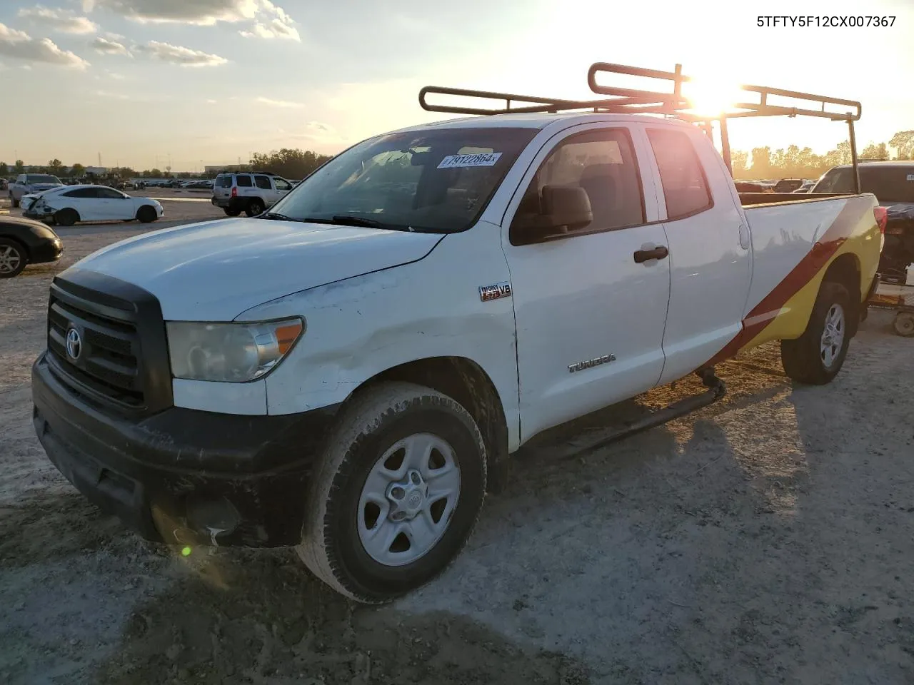 2012 Toyota Tundra Double Cab Sr5 VIN: 5TFTY5F12CX007367 Lot: 79122864